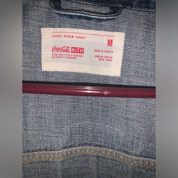 Kith x Coca Cola Denim Jacket Light Blue M - Picture 5 of 11